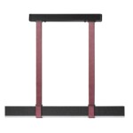 6629/25L HIGHTECH ODL24 000 металл/экокожа/ткань/акрил бордовый/черный Подвесной светильник IP20 LED 25W 3000K 220V VINCENT