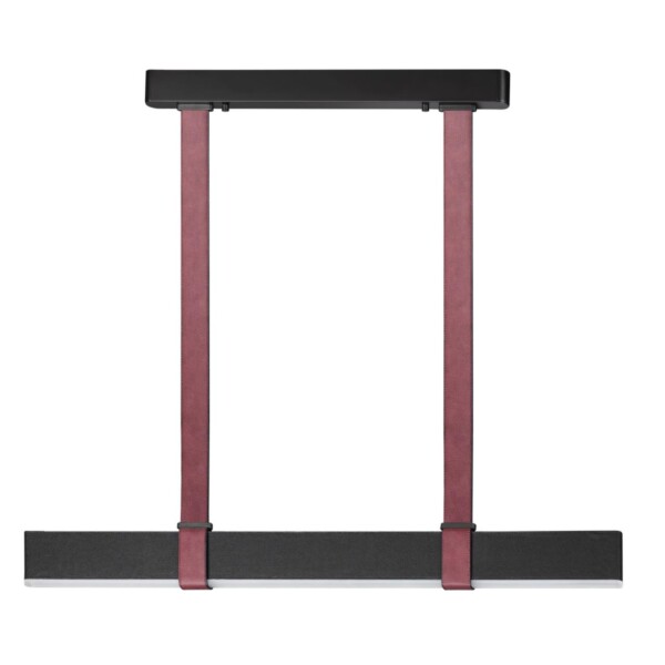 6629/25L HIGHTECH ODL24 000 металл/экокожа/ткань/акрил бордовый/черный Подвесной светильник IP20 LED 25W 3000K 220V VINCENT