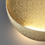 7004/7WL HIGHTECH ODL25 297 Настенный светильник золотой ice crack/акрил IP44 LED 7W Лм 3000K CRI > 90 VELA — изображение 6