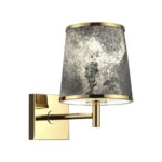 5064/1W MODERN ODL24 203 античн.бронза/серо-беж./металл/натур.камен."шпон" Бра E27 LED 1*5W BERGI — изображение 7