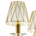 705032 Люстра подвесная RICCIO 3х40W E14 ЗОЛОТО — изображение 8