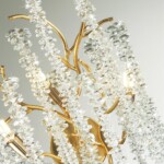 5005/3W HALL ODL23 617 золотой/прозрачный металл/хрусталь Бра G9 3*40W BANCHE — изображение 6