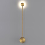 7009/5WLA HIGHTECH ODL25 273 античная бронза/металл/акрил Настенный светильник LED 3000/4000K тумблер на корп. 5W 220V CRI > 90 SATELLITE — изображение 4