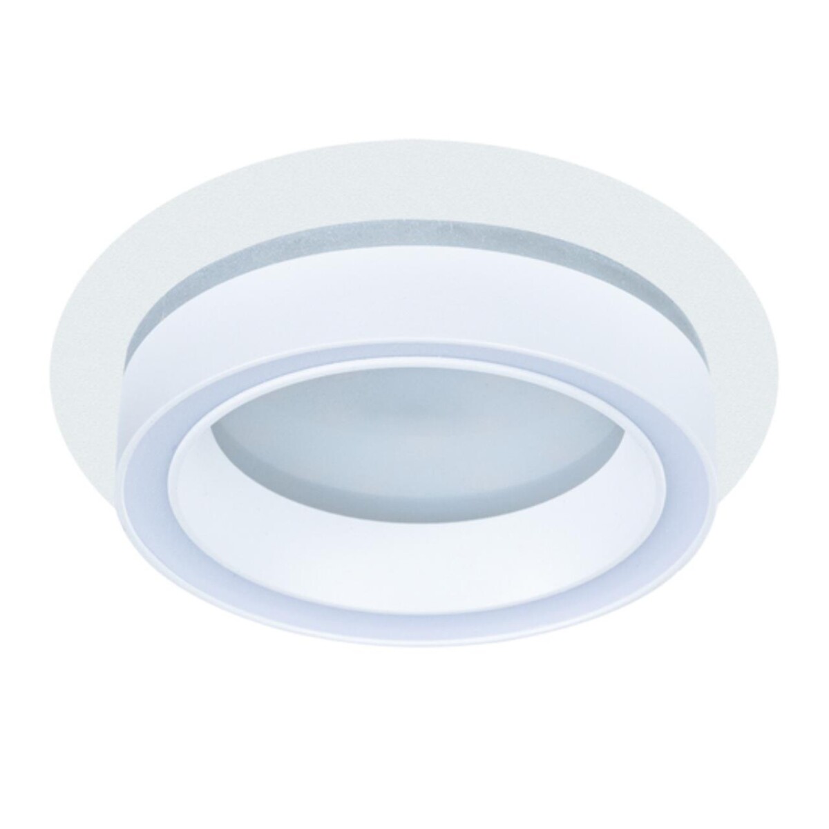 266b481e7e8189fe316ee16b59e0bb6b A4513PL-1WH Светильник потолочный встраиваемый ATIK для GX53 Ø105x43мм белый IP20 монтаж Ø92мм — изображение 1