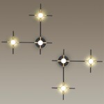 3906/9WL L-VISION ODL21 307 черн/золот/металл Настен. cветильник IP20 LED 9WL 720Лм 4000К COSTELLA — изображение 2