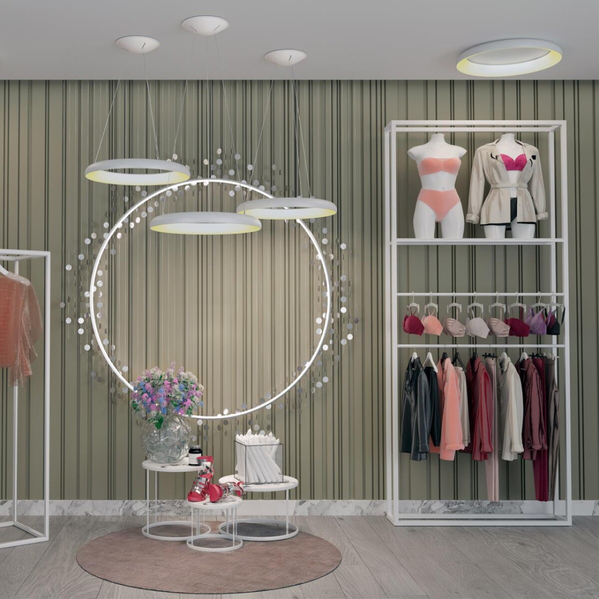 359033 OVER NT23 300 белый Светильник накладной диммируемый, в комплекте пульт ДУ (2.4G) IP20 LED 3000К~6000К 60W 85-265V FOLD — изображение 1