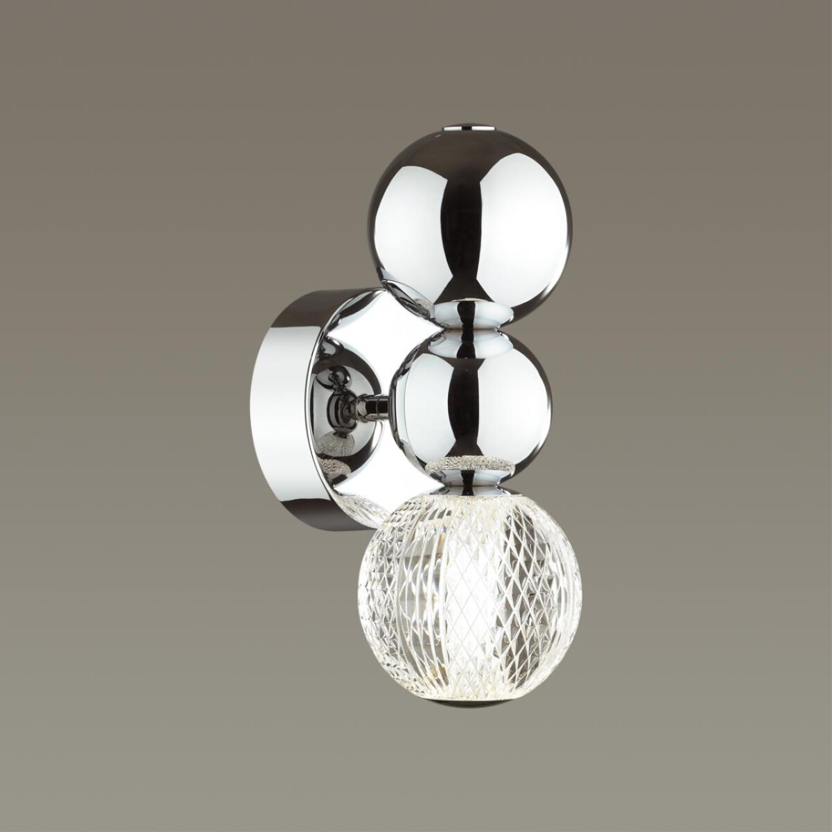 5007/4WL L-VISION ODL23 573 хром/прозрачный/металл/акрил Бра LED 4W 4000K 230Лм CRYSTAL — изображение 3