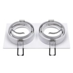 A2178PL-2WH Светильник потолочный встраиваемый TARF для MR16 175x92x25мм белый IP20 монтаж 160x83мм — изображение 5