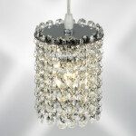 в наличии 795314 Подвес CRISTALLO 1х40W G9 ХРОМ - купить в интернет-магазине Светильники Торг