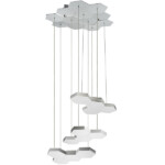 750224 Люстра подвесная FAVO LED-60W 2880LM Silver 4000K