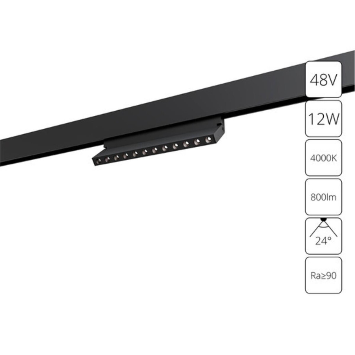 A5726PL-1BK СВЕТИЛЬНИК ПОТОЛОЧНЫЙ EXPERT 48В 12Вт 800Лм 4000К 90+ 120° — изображение 1