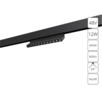 A5726PL-1BK СВЕТИЛЬНИК ПОТОЛОЧНЫЙ EXPERT 48В 12Вт 800Лм 4000К 90+ 120°