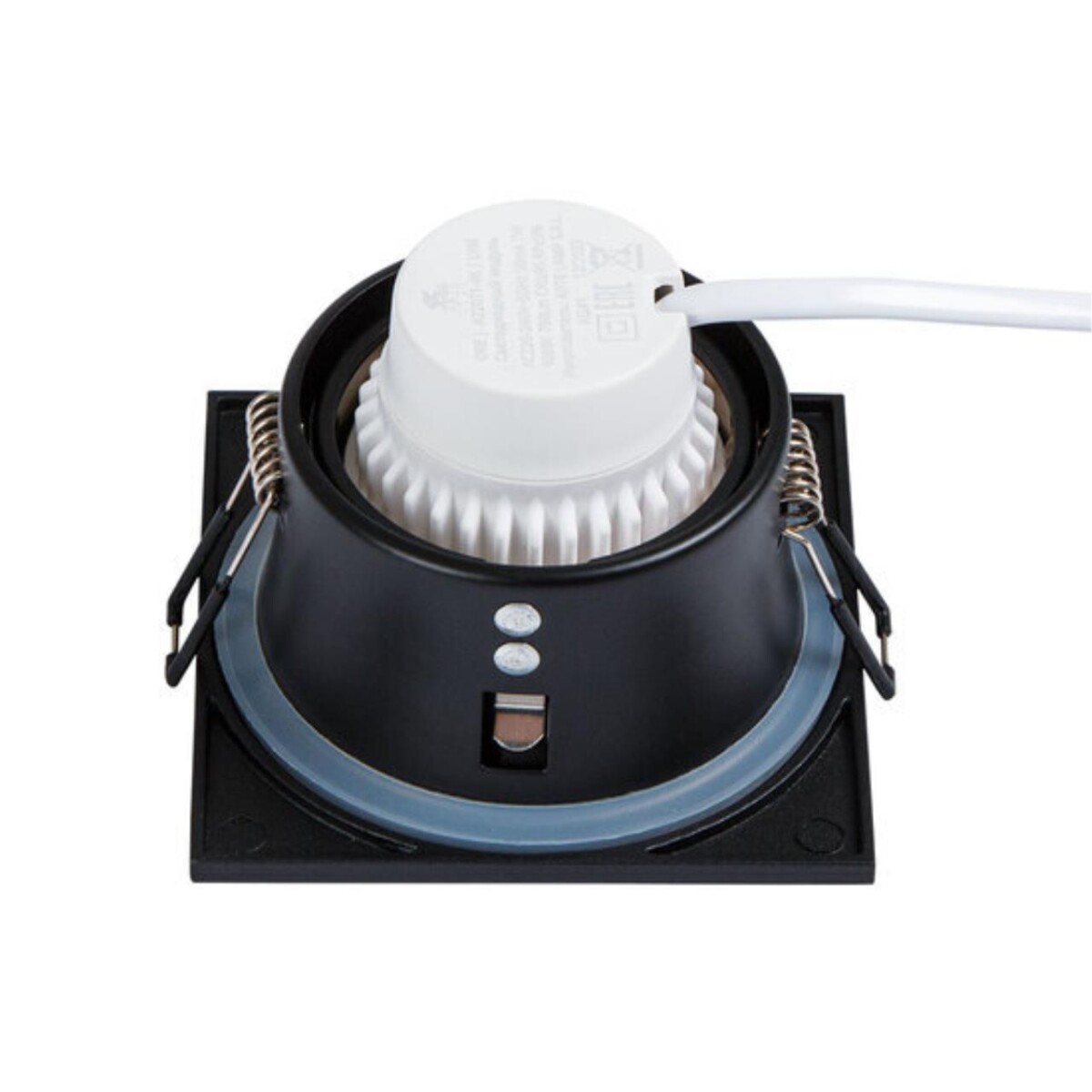 A2868PL-1BK Светильник потолочный встраиваемый HELM для MR16 85x85×44мм черный IP44 монтаж Ø80мм — изображение 5