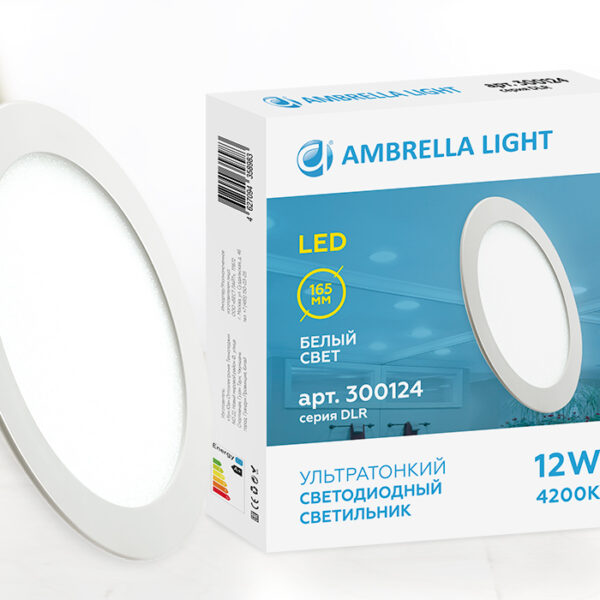 DLR 12W 4200K 185-250V (120W) (D165mm/A150mm)