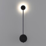 7008/5WL HIGHTECH ODL25 273 черный/металл/акрил Настенный светильник LED 3000/4000K тумблер на корп. 5W 220V CRI > 90 SATELLITE — изображение 4