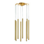 L8T747243 Люстра TUBO LED 40W 2560LM 25G ЗОЛОТО 4000K (574733+747243 (8шт)