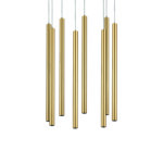 L8T747243 Люстра TUBO LED 40W 2560LM 25G ЗОЛОТО 4000K (574733+747243 (8шт) — изображение 3