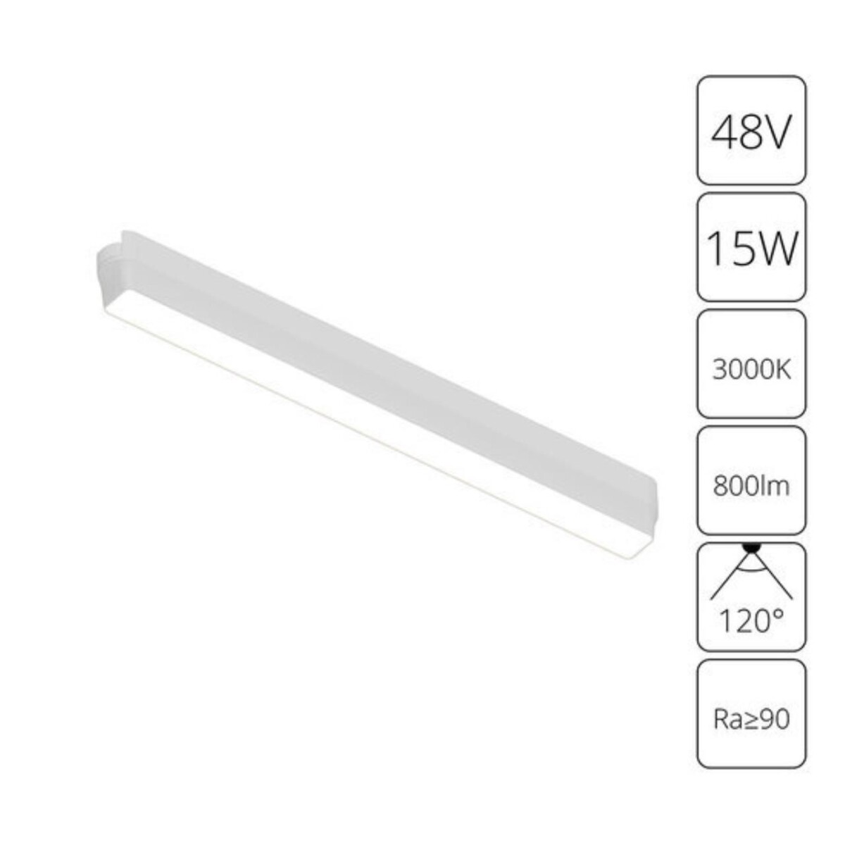 37254d5425e2040c0b6156782ae5eb19 A1168PL-1WH СВЕТИЛЬНИК ПОТОЛОЧНЫЙ RAPID 48В 15Вт 800лм 3000К 90+ 120° — изображение 1