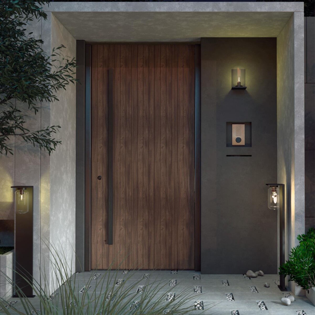 3b1340e53b6e908e505ba13c0a8ded4f 370946 STREET NT23 658 темно-серый Светильник ландшафтный IP54 E27 18W 220-240V FRAN — изображение 1