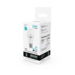 23229 Лампа Gauss LED Elementary A60 20W E27 1600lm 4100K 1/10/50 — изображение 3