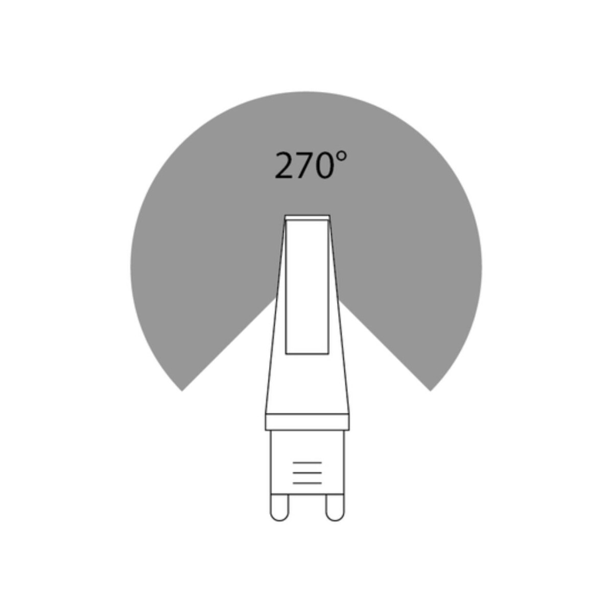 A0925-4K СВЕТОДИОДНАЯ ЛАМПА LUGO G9 220В 2.5Вт 240лм 4000К 85+ — изображение 4