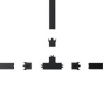 A613606T КОННЕКТОР T-ОБРАЗНЫЙ ДЛЯ ШИНОПРОВОДА (ТРЕКА) RAPID — изображение 2