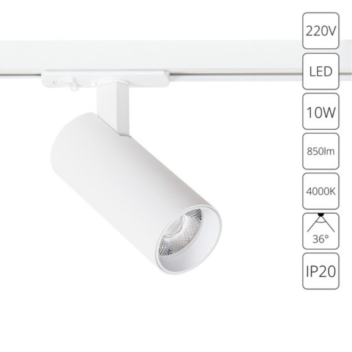 3eab0a695b3e462539ff6ae0cdd939ed A1945PL-1WH СВЕТИЛЬНИК ПОТОЛОЧНЫЙ BENE 220В 10Вт 850Лм 4000К 90+ 36° — изображение 1