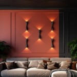 4291/10WL HIGHTECH ODL22 437 черный/металл Настенный светильник IP20 LED 10W 453Лм 3000K ANIKA