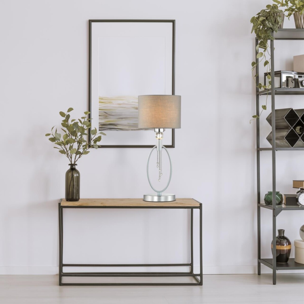 4515/1T NEOCLASSI LN26 070 хром, серый Настольная лампа E27 60W 220V SANTIAGO — изображение 2