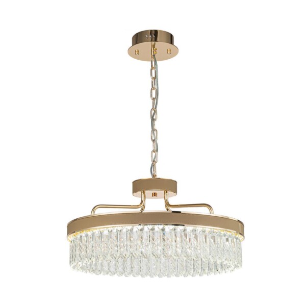 4304-6P, подвесная люстра, D600xH350/1165, LEDx60W, 3650LM, 3000K/4000K/6000K, included