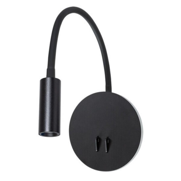 A8231AP-1BK Светильник настенный ELECTRA 3x6Вт 550Lm 3000K Ø14 черный IP20