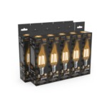 104801113 Лампа Gauss Filament Свеча на ветру 13W 1100lm 2700К Е14 LED 1/10/50 — изображение 3