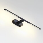 6634/7WL HIGHTECH ODL24 483 металл/черный/акрил Настенный светильник IP20 LED 7W 3000K/3800K/5100K (перекл ч/з тумблер) 220V ALEDO — изображение 2