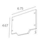 A483206E ЗАГЛУШКА ВНЕШНЯЯ ДЛЯ МАГНИТНОГО ШИНОПРОВОДА LINEA A473206, В КОМПЛЕКТЕ 2 ШТ — изображение 2