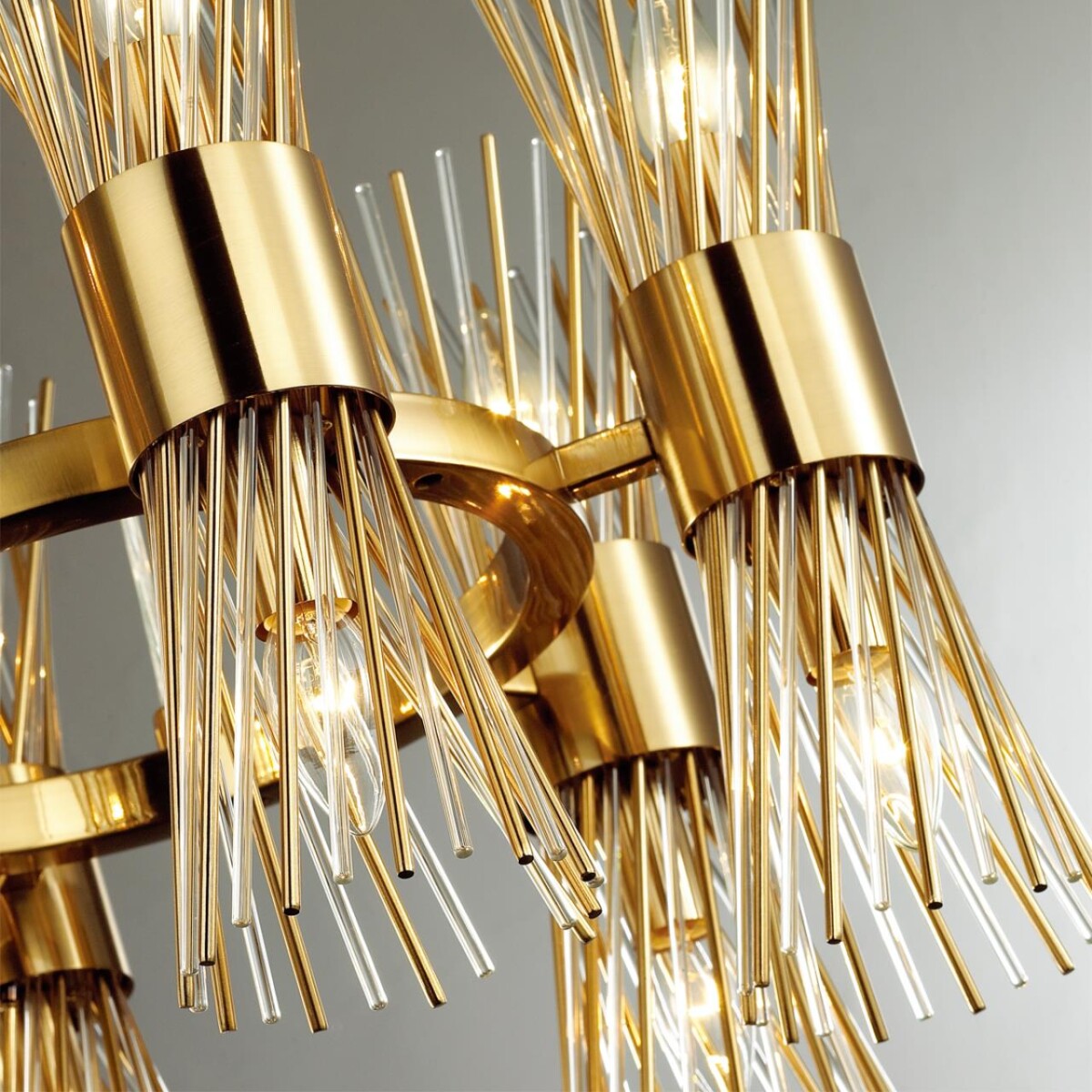 4839/2W HALL ODL21 420 золото/металл/стекло Бра E14 2*40W ORTA — изображение 5