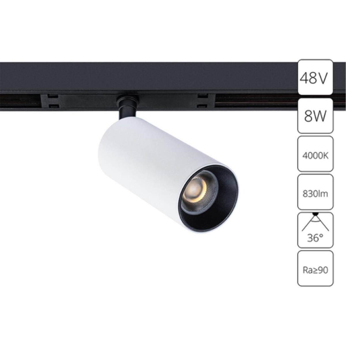 51c55ffac029a3519df38ede93d2368b A7260PL-1WH СВЕТИЛЬНИК ПОТОЛОЧНЫЙ OPTIMA 48В 8Вт 830Лм 4000К 90+ 36° — изображение 1