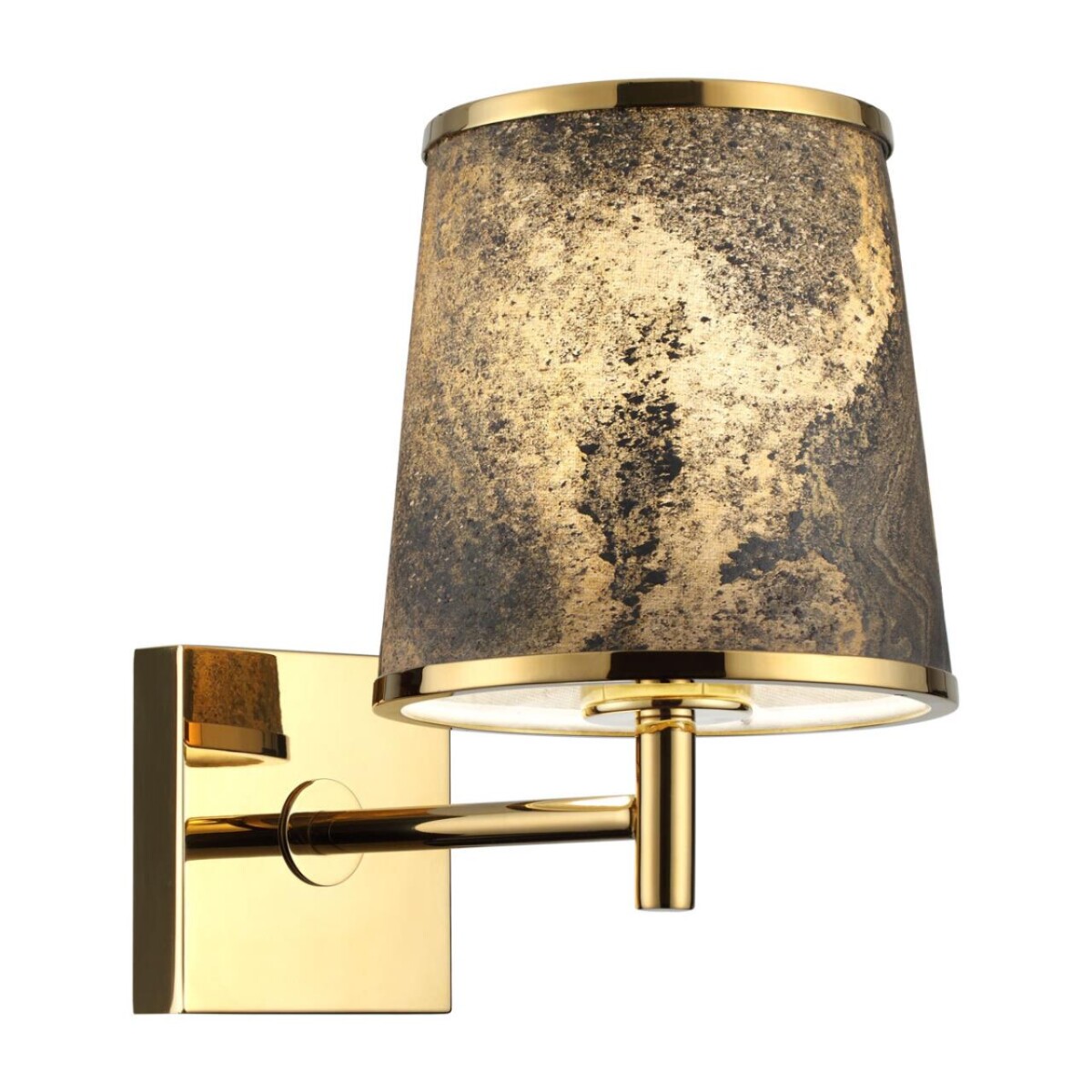 52af224cb18814bc752b4c1caf7456e9 5064/1W MODERN ODL24 203 античн.бронза/серо-беж./металл/натур.камен."шпон" Бра E27 LED 1*5W BERGI — изображение 1