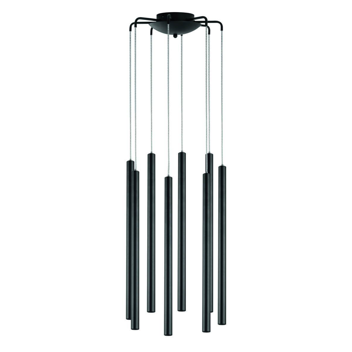 5378c5ffaccf11ef80c0c81f66f678af_1e1ae1a7d40a11ef80c0c81f66f678af L8T747237 Люстра TUBO LED 40W 2400LM 25G ЧЕРНЫЙ 3000K (574737+747237 (8шт) — изображение 1