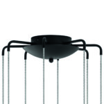 L8T747237 Люстра TUBO LED 40W 2400LM 25G ЧЕРНЫЙ 3000K (574737+747237 (8шт) — изображение 2