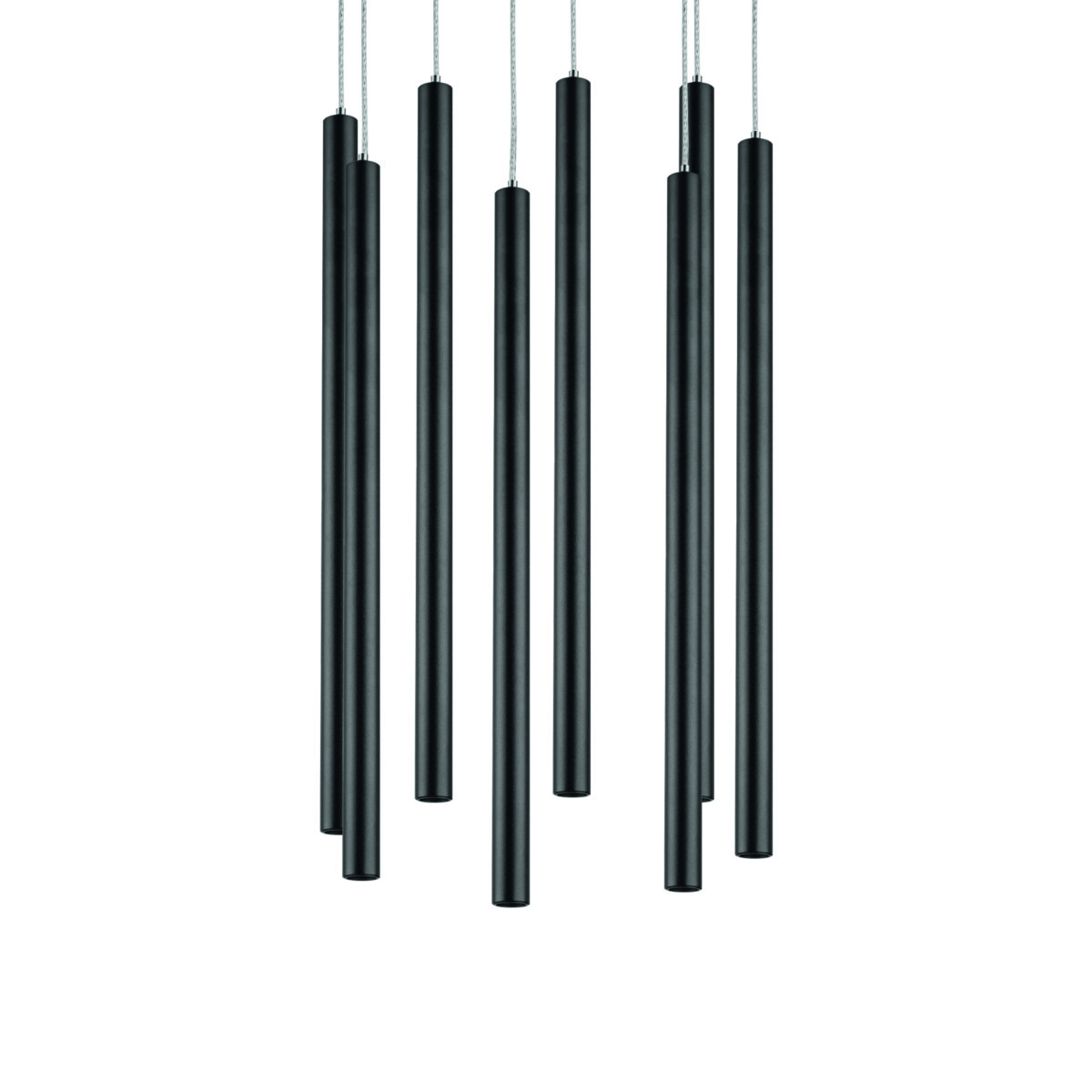 L8T747237 Люстра TUBO LED 40W 2400LM 25G ЧЕРНЫЙ 3000K (574737+747237 (8шт) — изображение 3