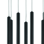 L8T747237 Люстра TUBO LED 40W 2400LM 25G ЧЕРНЫЙ 3000K (574737+747237 (8шт) — изображение 4