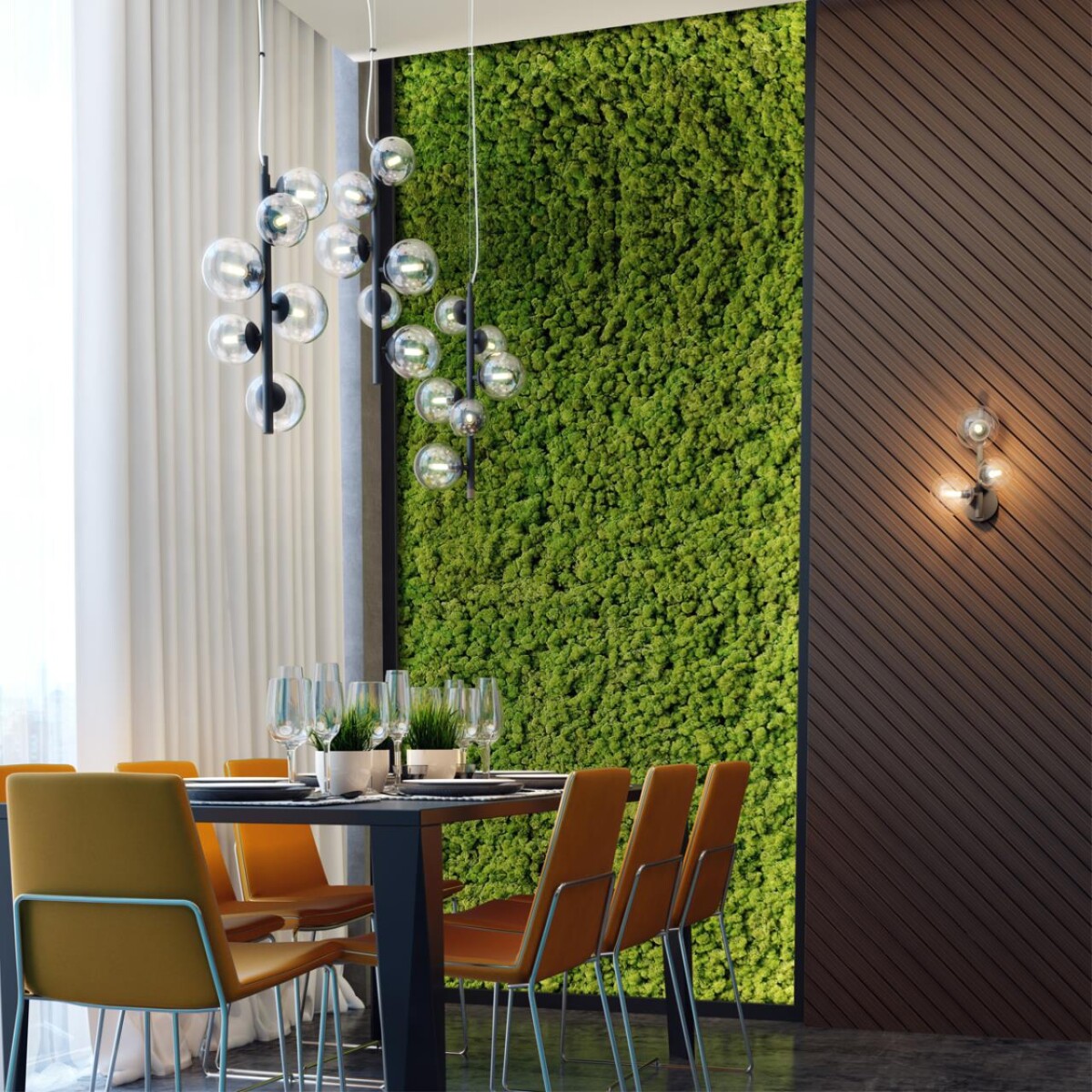 553da8205e5a9f80f258fad81c9a5579 4818/3W MODERN ODL21 537 черный/прозрачный Бра с выкл. G9 3*40W TOVI — изображение 1