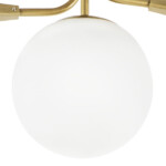 815553 Люстра CROCO 5х5W (led) G9 ЗОЛОТО/БЕЛЫЙ — изображение 5