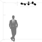 815553 Люстра CROCO 5х5W (led) G9 ЗОЛОТО/БЕЛЫЙ — изображение 6