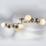 815553 Люстра CROCO 5х5W (led) G9 ЗОЛОТО/БЕЛЫЙ — изображение 10