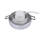 A6665PL-1CC Светильник потолочный встраиваемый HEZE для MR16 Ø98x32мм хром+белый IP20 монтаж Ø76мм — изображение 4