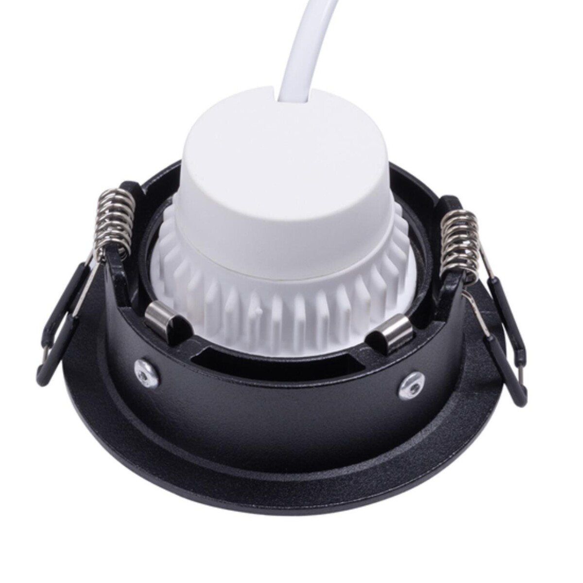 A2863PL-1BK Светильник потолочный встраиваемый CORNO для MR16 Ø84x25мм черный IP20 монтаж Ø75мм — изображение 5