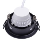 A2863PL-1BK Светильник потолочный встраиваемый CORNO для MR16 Ø84x25мм черный IP20 монтаж Ø75мм — изображение 5