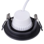 A2865PL-1BK Светильник потолочный встраиваемый FUJI для MR16 Ø88x35мм черный IP20 монтаж Ø75мм — изображение 7