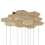 750221 Люстра подвесная FAVO LED-60W 2880LM ЗОЛОТО 3000K — изображение 2